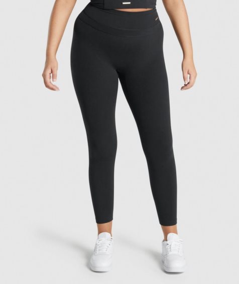 Women's Gymshark Whitney High Rise Leggings Black | NZ 2SWFZL